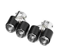 IPEVMLZ Quad Carbon Fiber Exhaust Tip For B&MW G20 G21 M340i M240i G42 M440i Performance Exhaust Muffler Tip Tailpipe For Exhaust System(Carbon Fiber C)