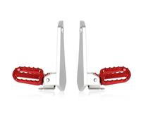 IPEVMLZ Rear Foot Pegs Passenger Footpeg Lowerin Motorcycles Accessories For X-ADV XADV 750 XADV750 X-ADV750 2021 2022 2023 2024(RED)