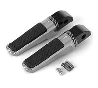 IPEVMLZ Rear Passenger Foot Pegs Pedals Footrest For Triumph For Daytona 675 2009-2017 675R For Bonneville T100 120 For Scrsmbler 1200XC(GRAY)