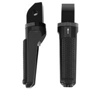 IPEVMLZ Rear Passenger Footrest Foot Peg For Triumph For Bonneville T100 T120 For Daytona 675 For Thruxton 1200 For Scrambler 1200XC(BLACK)