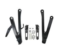 IPEVMLZ Rear Passenger Footrest Foot pegs Brackets For CBR 600RR 600 RR 2007-2024 Motorcycle Accessories(BLACK)