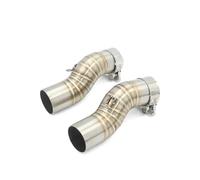 IPEVMLZ Slip On For SUZUKI For Hayabusa GSXR1300 2021 2022 2023 2024 Motorcycle Exhaust Escape Modify Left Right Side Link Pipe 51mm Muffler