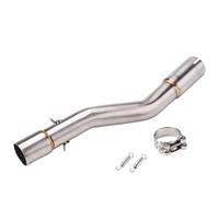 IPEVMLZ Slip-On For VOGE 300R 300RR Motorcycle Exhaust Muffler Modify Escape Moto Stainless Steel Middle Link Pipe Connect 51mm Muffler