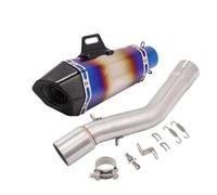 IPEVMLZ Slip On For Voge 500DS 500R LX500DS 2019 2020 Motorcycle Exhaust System Escape Muffler With Mid Link Pipe Removable DB Killer(Style i)