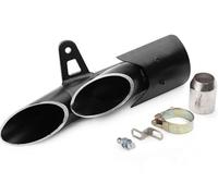IPEVMLZ Universal 51mm Motorcycle Exhaust Muffler Pipe Kit For Cbr500r Etc Most Brands Modification Accessories(B1-RIGHT SIDE)
