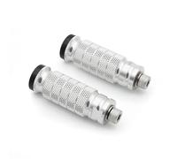 IPEVMLZ Universal 8mm For Ducati For Monster 696 796 1100 S2R S4R S4RS Motorcycle Footpeg Pedal Foot Pegs Foot Peg Rear Set FootPeg(Silver)