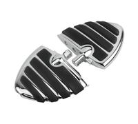 IPEVMLZ Universal Motorcycle Foot pegs For Harley For Iron XL 883 1200 For Dyna 10mm Male Footrest Pedal Front Rear Foot Peg Rest Modification(Silver)