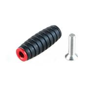 IPEVMLZ Universal Motorcycle Gear Shift Brake Lever Toe Pegs Toepegs Pedals Foot Pegs Racing Rearset For Motorcycles Bicycles Mopeds Karts(RED)
