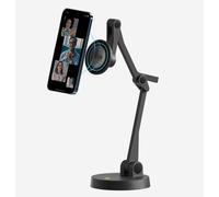 Ipevo Uplift Magnetic Multi-Angle Arm for iPhone 12 series and above, Multi-Jointed Phone Holder for video calls, multi-screen workspace, online teaching and learning, magnetic phone stand.