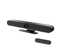 IPEVO VC-B4K UHD 4K Video and Audio Conference Room Camera System, All-in-One Video Bar, Voice Detection and Auto Framing, 6 MEMS Mic/20W(2x10W) speakers/120°FOV, Smartphone/Laptop/Tablet - Black