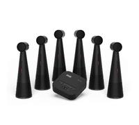 Ipevo vocal hub + 6 totems Bluetooth audio system with hub and six 360° speakerphones - ideal for very large conference spaces.