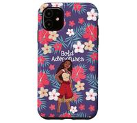 iPhone 11 Disney Moana 2 Bold Adventure Tropical Floral Colorful Logo Case