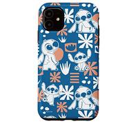 iPhone 11 Disney Stitch Cute Hawaii Print Case