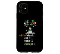 iPhone 11 Eat Code Sleep Computer Science Python Programmer Funny Code Case