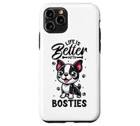 iPhone 11 Pro Best life with Boston Terrier Case