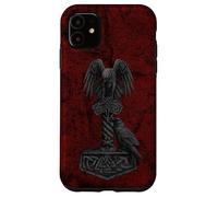 iPhone 11 Viking Norse Mythology Thor's Mjolnir Odin's Huginn & Muninn Case