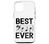 iPhone 12/12 Pro Best Dad Ever Music Bass Clef Staff DAD Notes Bass Players Case