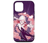 iPhone 12/12 Pro Marvel Spider-Man Into the Spider-Verse Gwen Stacy Hearts Case