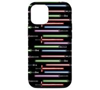 iPhone 12/12 Pro Star Wars Lightsabers Print Neon Case