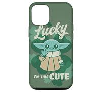 iPhone 12/12 Pro Star Wars Mandalorian Grogu Lucky I’m This Cute Green Case