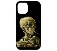 iPhone 12/12 Pro Vincent Van Gogh Skull smoking Cigarette Skeleton Artistic Case
