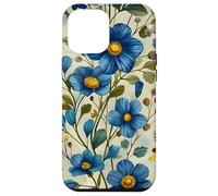 iPhone 12 Pro Max Forget Me Not Flower Watercolor Pattern Graphic Case