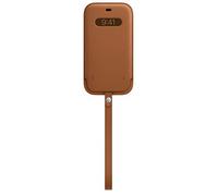 Genuine Apple iPhone 12 Pro Max Leather Sleeve Case with MagSafe - Saddle Brown
