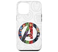 iPhone 12 Pro Max Marvel Avengers A Logo with Super Heroes Case