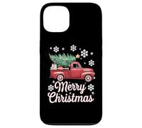 iPhone 13 Christmas Red Vintage Truck Merry Christmas Case