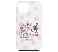iPhone 13 Disney Moana 2 Pua & Hei Hei Best Duo Cute Floral Logo Case