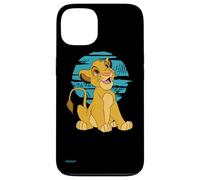 iPhone 13 Disney The Lion King Young Simba Happy Blue Retro Case