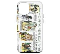 iPhone 13 Illustrated Pride and Prejudice Book Jane Austen Literary Case