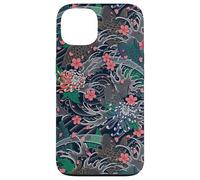 iPhone 13 Japanese Great Wave Sakura Koi Japan Women Case