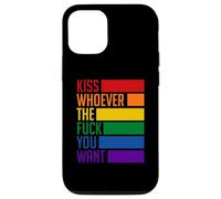 iPhone 13 Kiss Whoever You Want Gay Lasbian Pride Rainbow LGBTQ+ Case