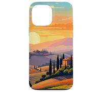iPhone 13 Pro Max Italian Hills of Tuscany Sunset Scenery Case