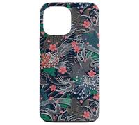 iPhone 13 Pro Max Japanese Great Wave Sakura Koi Japan Women Case