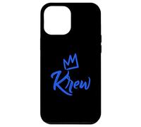 iPhone 13 Pro Max Krew the King / Blue Crown & Name for Men Called Krew Case