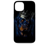 iPhone 13 Royal Rottweiler Wearing a Crown Case