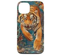 iPhone 13 Tiger Collage Tiger art Wildlife Nature Colors Case
