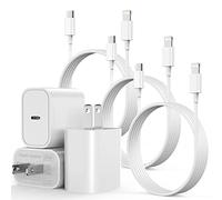 iPhone 14 13 12 Fast Charger, 20W USB C Charger,PD USB C Wall Charger Adapter with 6FT Type C to Lightning Cable Compatible with iPhone14/14 Pro Max/13/13Pro/12/12 Pro/11/11Pro/XS,iPad 3 Pack