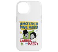 iPhone 14 Laurel & Hardy Another Fine Mess Retro Stars Poster Art Case