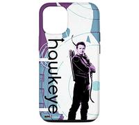 iPhone 14 Marvel Hawkeye Clint Barton Halftone Character Poster Case
