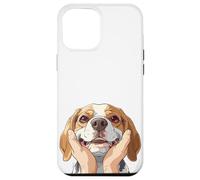 iPhone 14 Plus Cute Beagle Hands On Cheeks Funny Dog Mom Dad Case