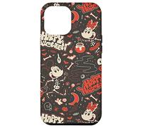 iPhone 14 Plus Disney Mickey Mouse & Minnie Mouse Happy Halloween Skeletons Case