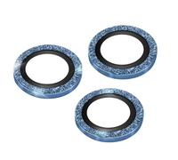 iPhone 14 Pro/14 Pro Max 9H Camera Lens Protection 0.2mm Glitter Blue Contour