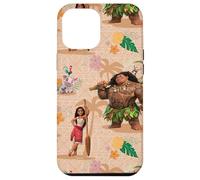 iPhone 14 Pro Max Disney Moana 2 Moana Maui Kotu Heihei and Pua Pattern Case