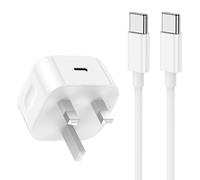 iPhone 15 16 17 Charger Cable and Plug, 20W Apple USB C Plug and Type C to C Cable for iPhone 17/17 Pro/16 Pro/16 Pro Max/15 Pro Max/15 Plus/iPad Pro iPad Air Mini 6th, Samsung