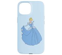 iPhone 15 Disney Princess Cinderella in Blue Ball Gown Case