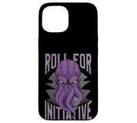 iPhone 15 Dungeons & Dragons Illithid Roll For Initiative Distressed Case