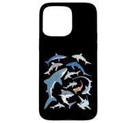 iPhone 15 Pro Max Blue Shark Mako Shark Whale Shark Types Case